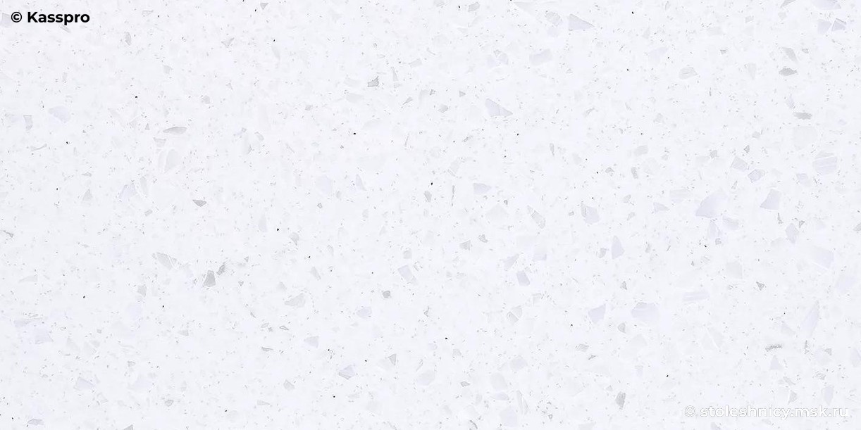 HiMacs W001 Ice Queen фото поверхности столешницы
