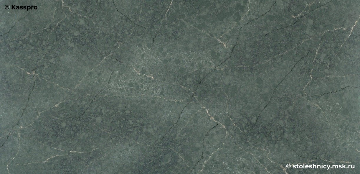 Silestone Jardin Emerald фото поверхности столешницы