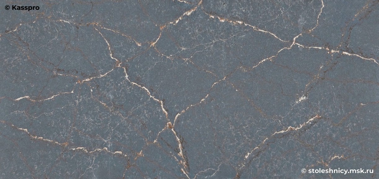 Silestone Parisien Bleu фото поверхности столешницы