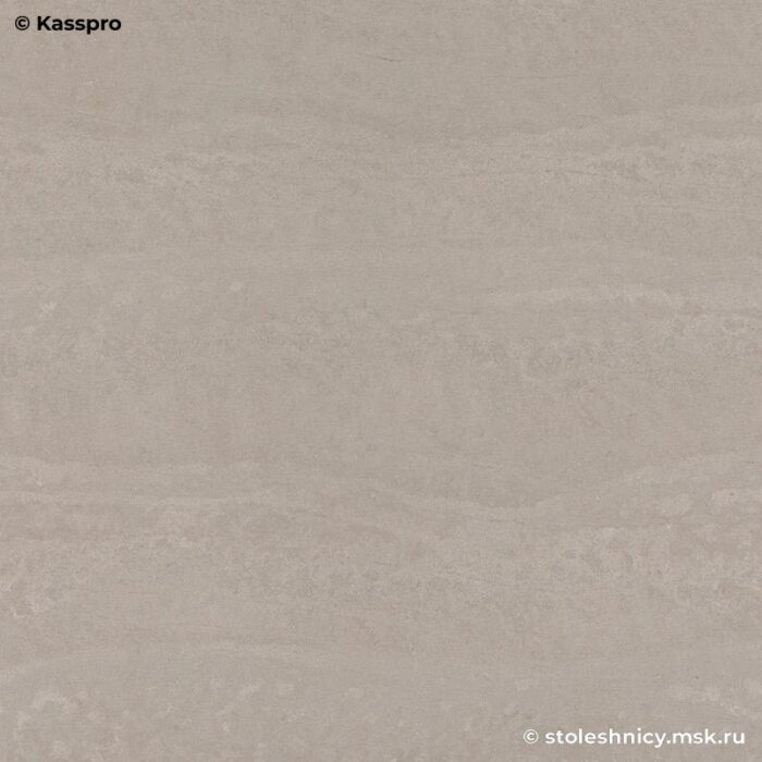 Кухонная столешница из кварцевого агломерата под бежевый мрамор фото
