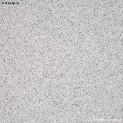 Угловая столешница из акрилового камня для кухни в крапинку с бортиком фото