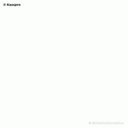 Глянцевый стол со столешницей из акрилового камня фото