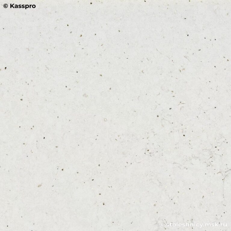 Угловая матово-белая кухонная столешница из кварцевого агломерата фото