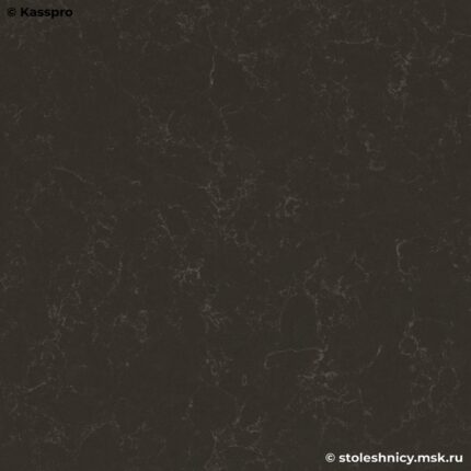Столешница из кварцевого агломерата под мрамор с фартуком и мойкой фото