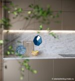 Столешница под гранит из кварцевого агломерата фото