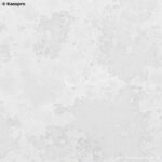 Белый матовый закругленный обеденный стол со столешницей из кварца фото